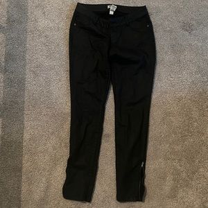 Faux Leather Pants - Wax covered pants